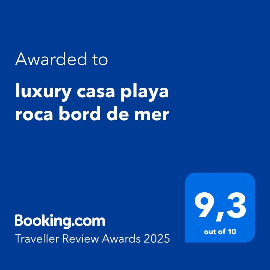 Luxury Casa Playa Roca Bord De Mer كوستا تاغيسي المظهر الخارجي الصورة